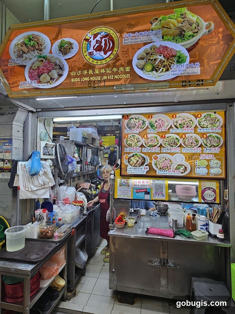 Bugis (Longhouse) Lim Kee Beef Noodles