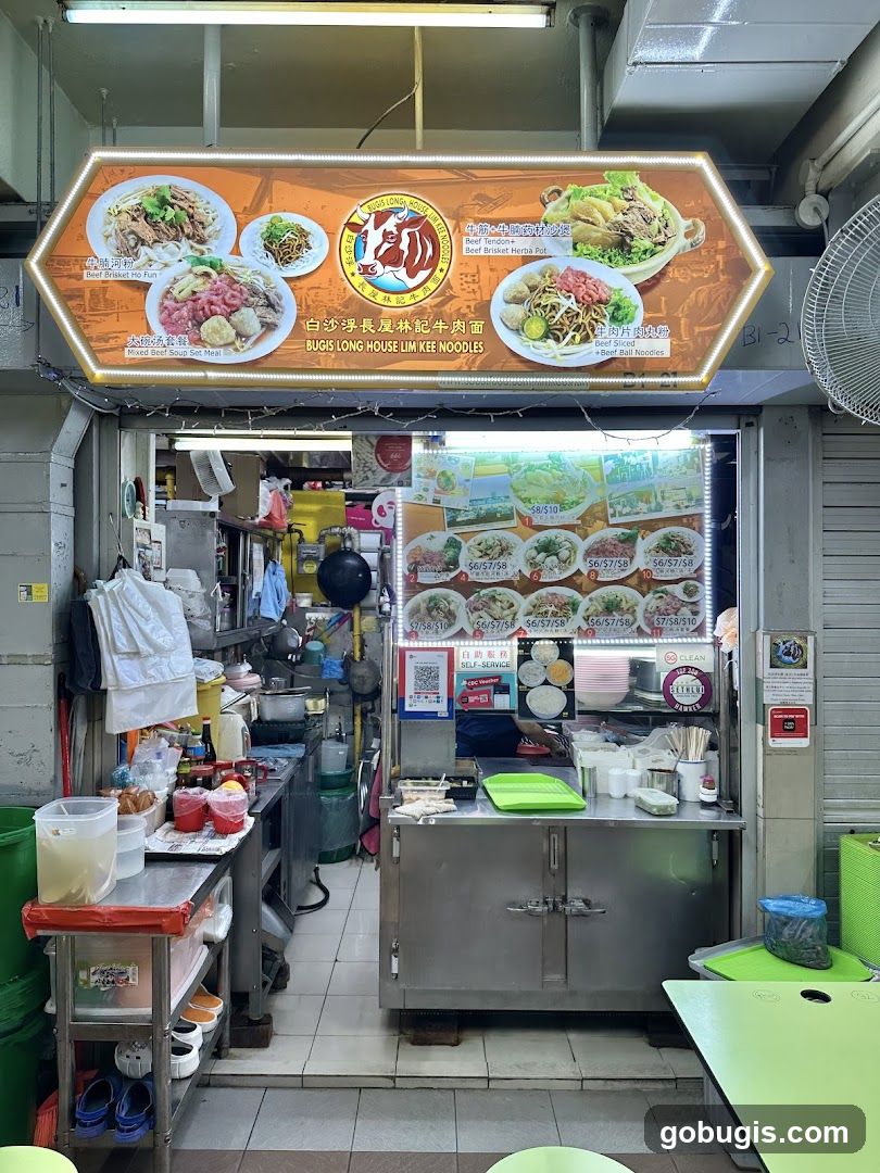 Bugis (Longhouse) Lim Kee Beef Noodles