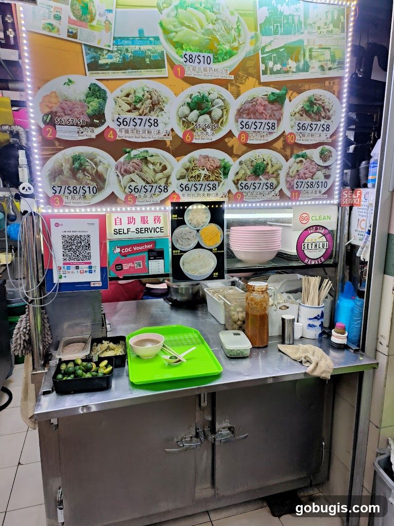 Food Stall Menu