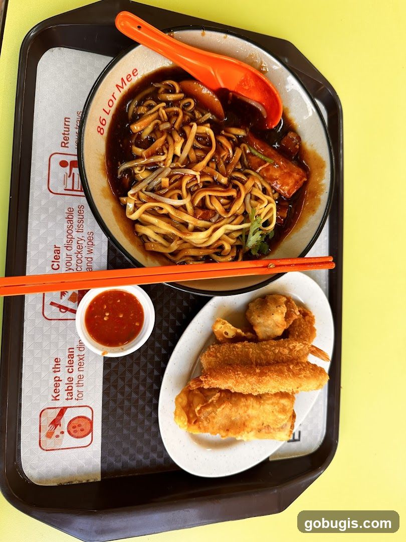 Lor Mee with Fried Items