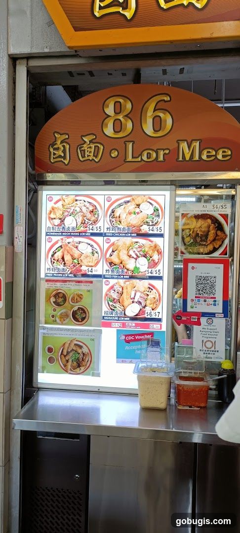 86 Lor Mee Menu