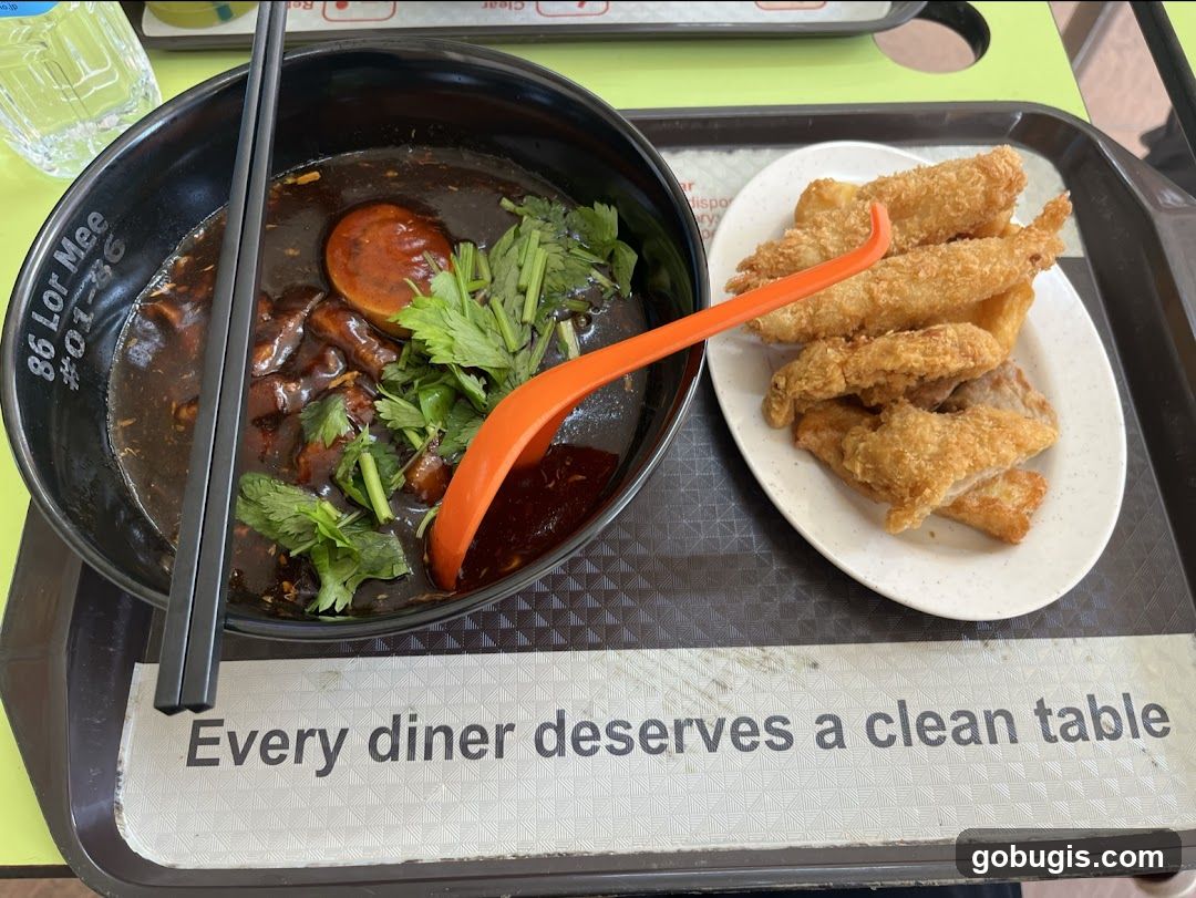 Noodles and Fried Food