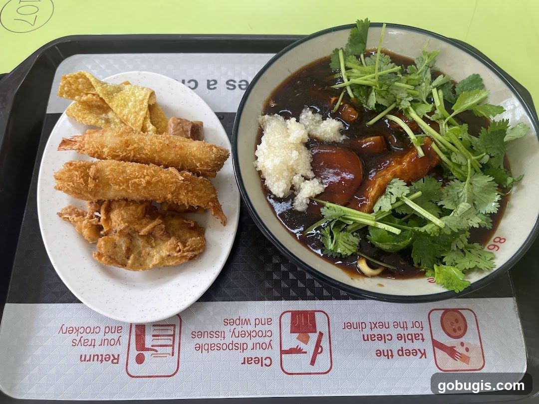 Fried Seafood and Stew