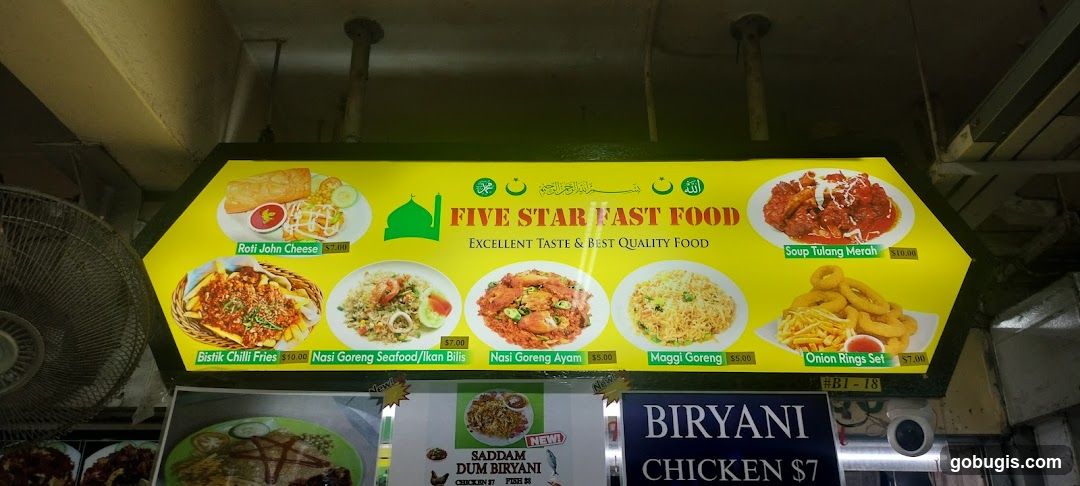 FIVE STAR FAST FOOD Menu