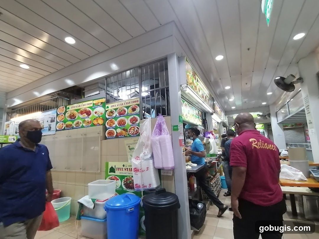 Food Stall with Menu Boards