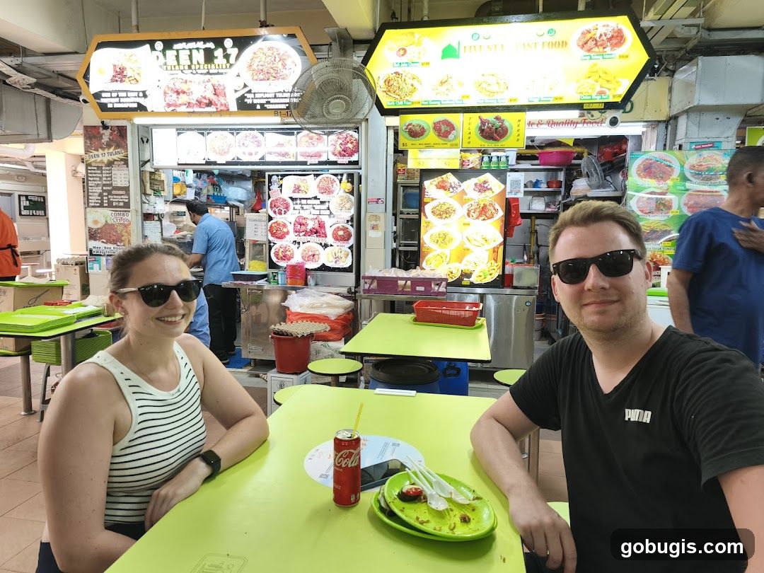Couple at Food Stall