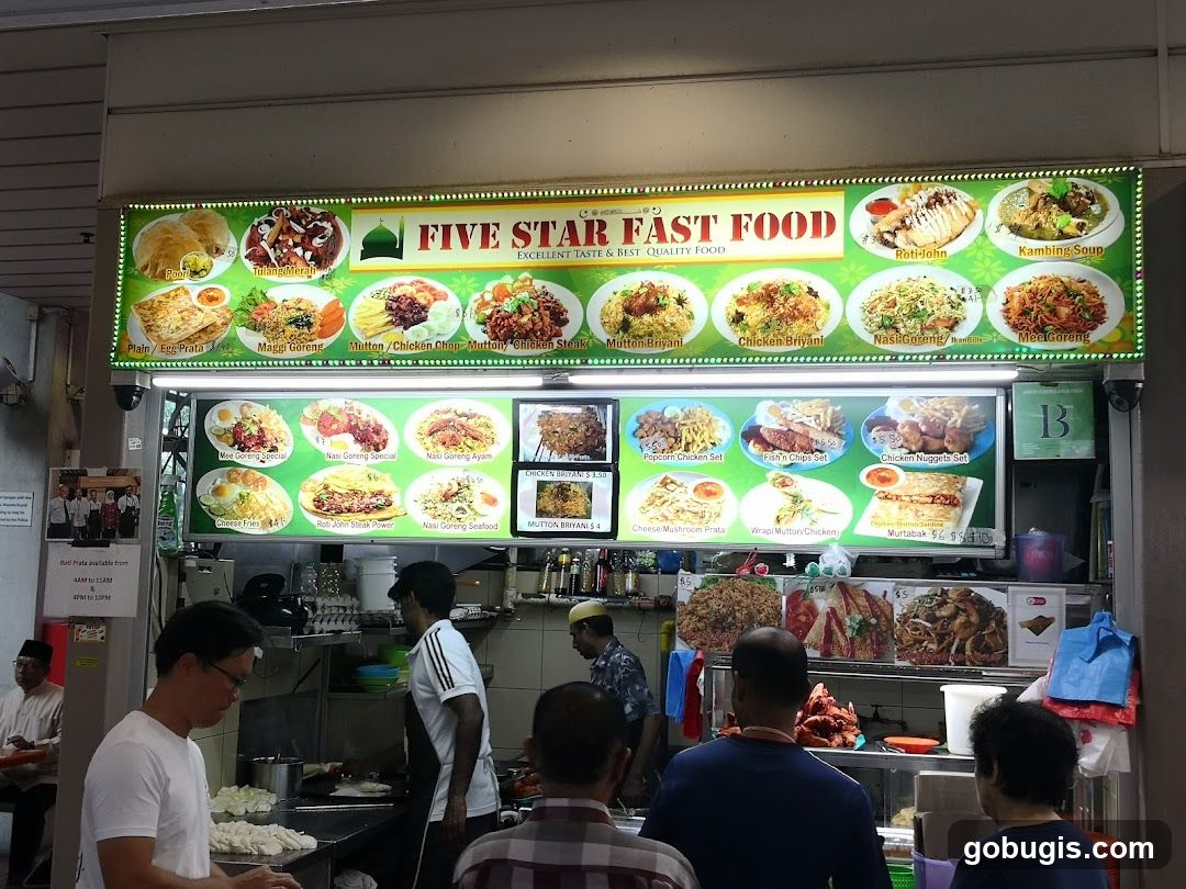 FIVE STAR FAST FOOD Menu