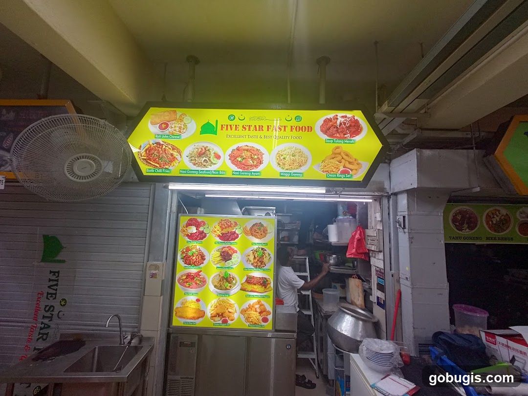 Five Star Fast Food Menu