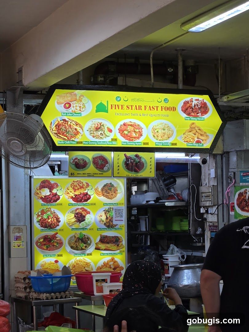 Five Star Fast Food Menu