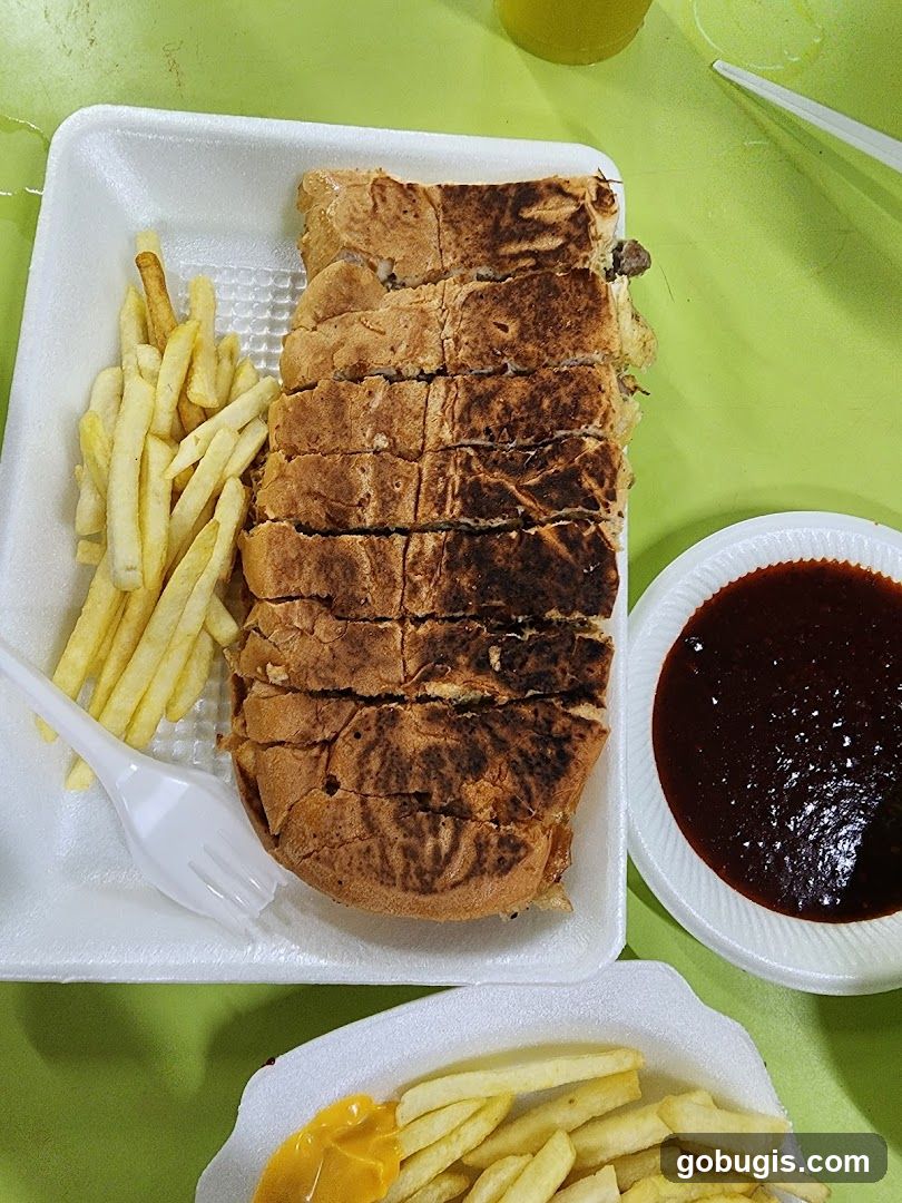 Sandwich and Fries