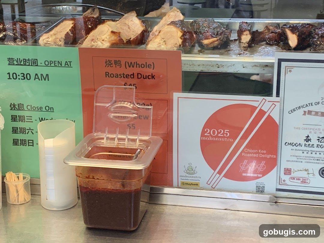 Roasted Duck Display