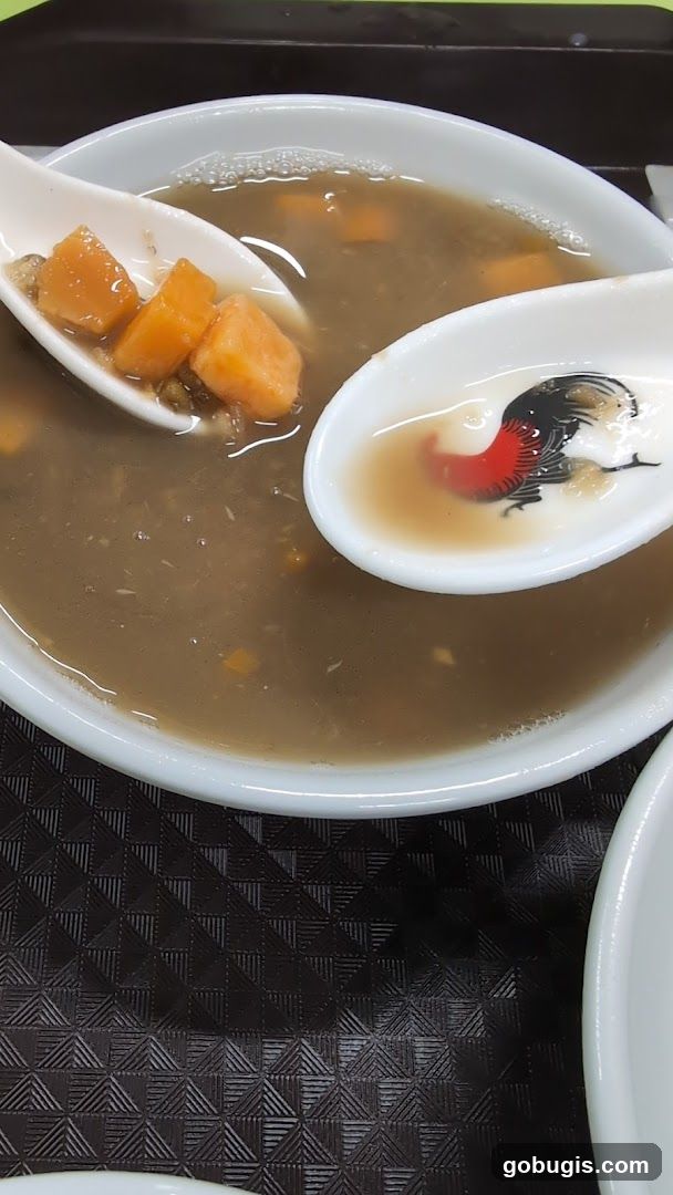 Sweet Soup with Sweet Potato and Mung Beans