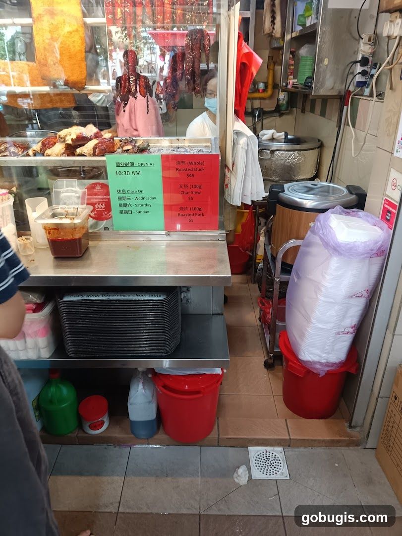 Roasted Duck and Pork Stall