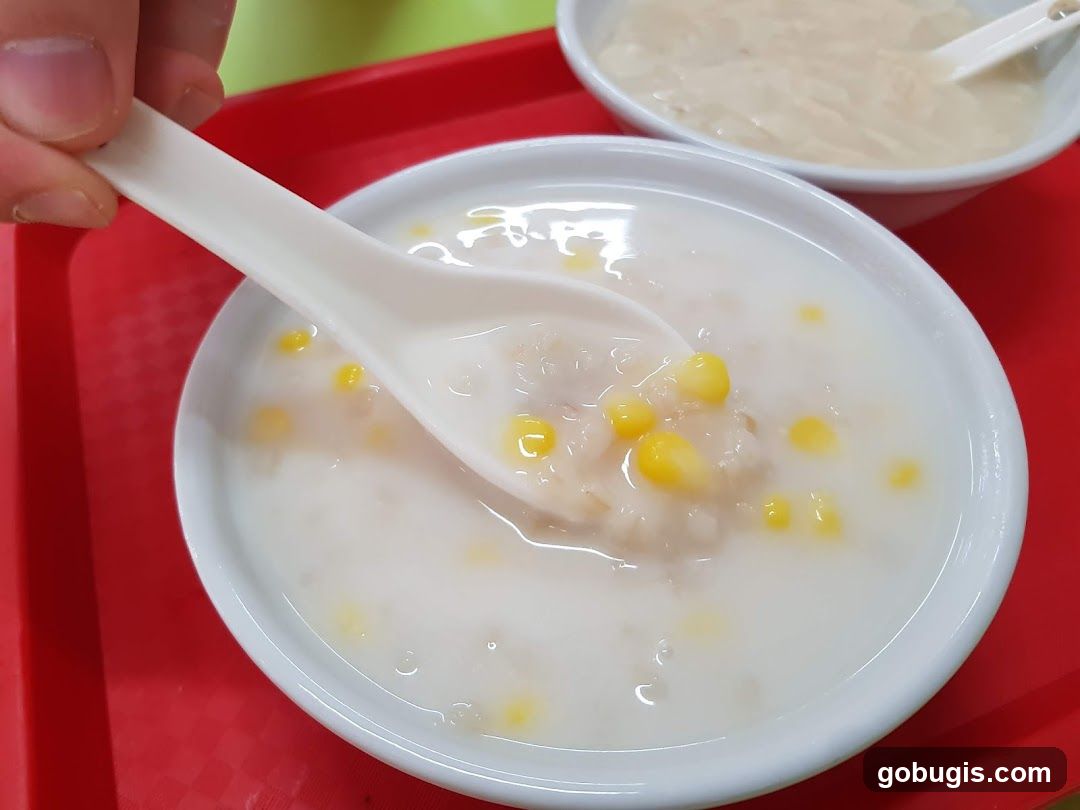 Dessert with Corn
