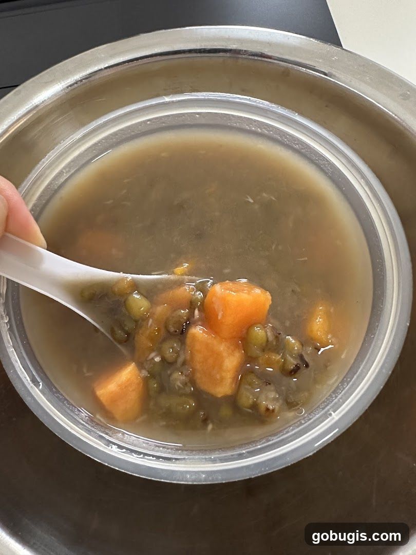Mung Bean and Sweet Potato Dessert