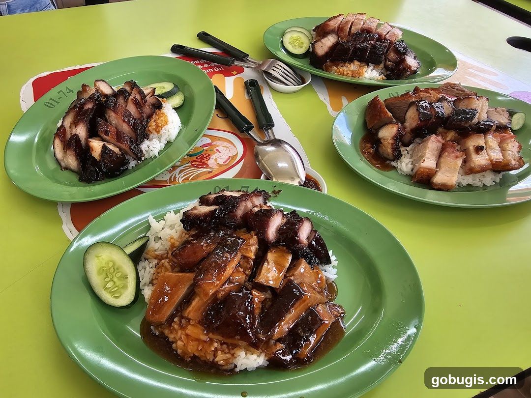 Roast Meats with Rice