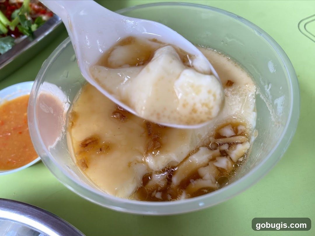 Dessert with Syrup and Toppings