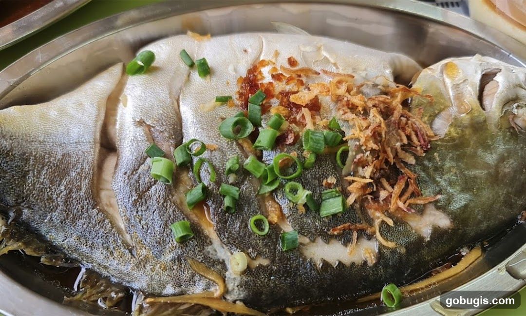 Steamed Fish with Garnish