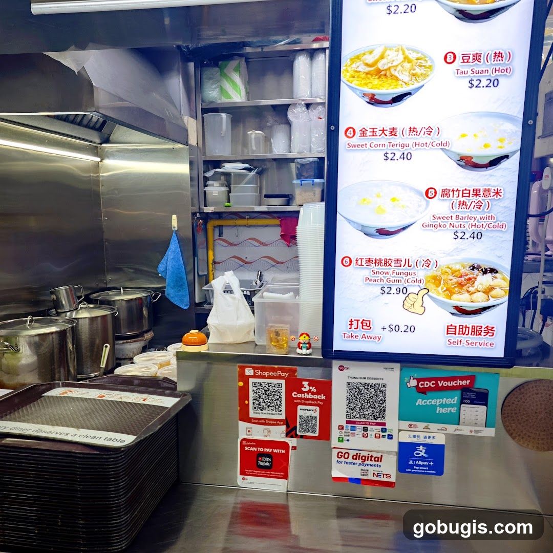 Dessert Stall Menu