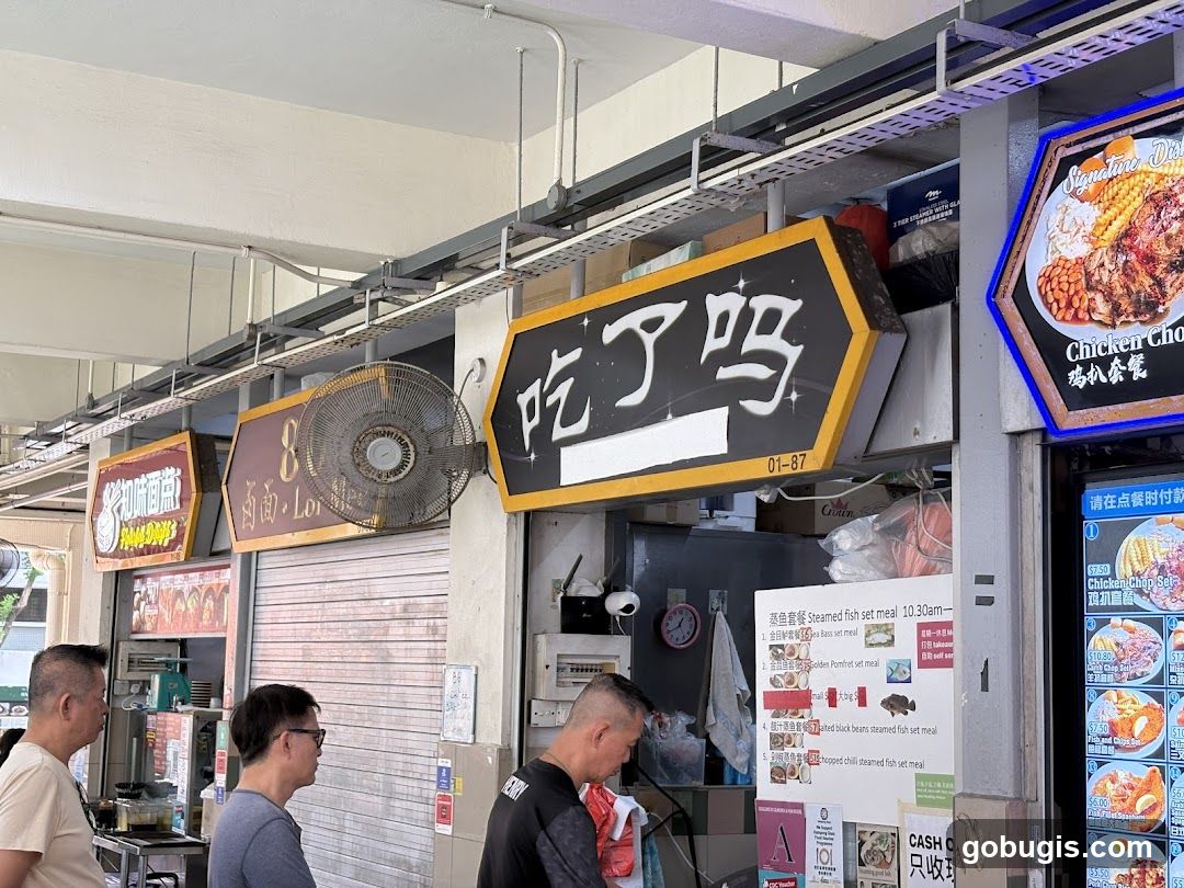 Food Stall Signs and Menu