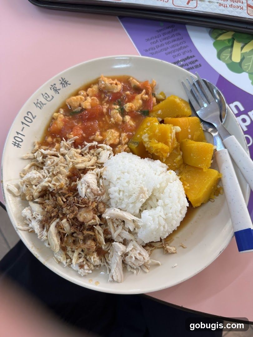 Meal with Chicken and Pumpkin