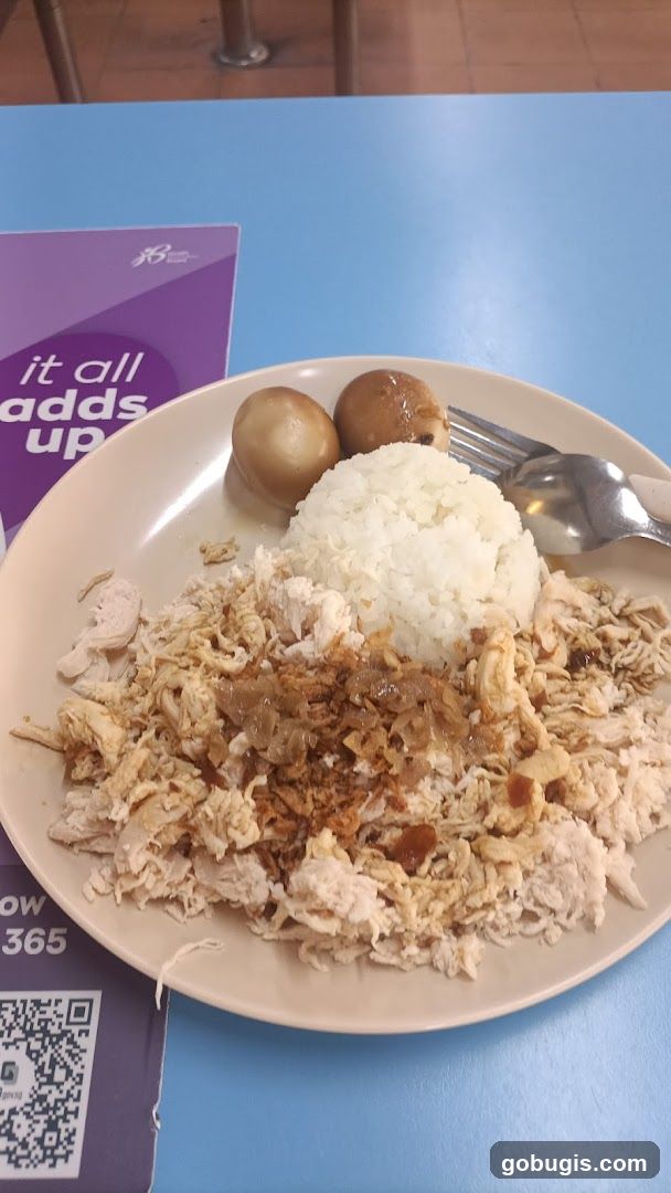 Chicken Rice with Eggs