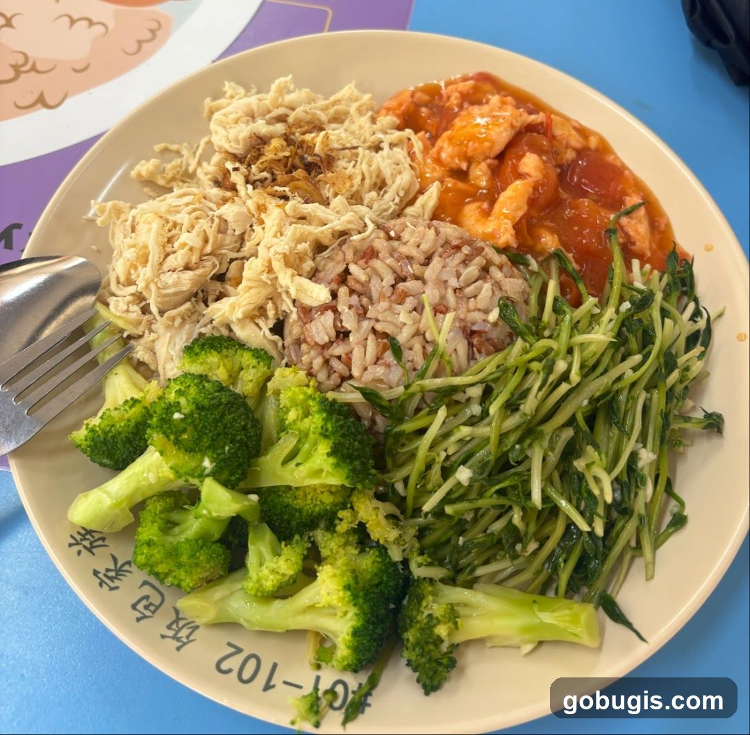 Rice Bowl with Chicken and Vegetables