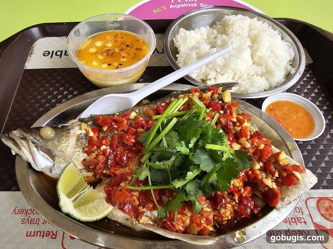 Steamed Fish with Chili and Garlic