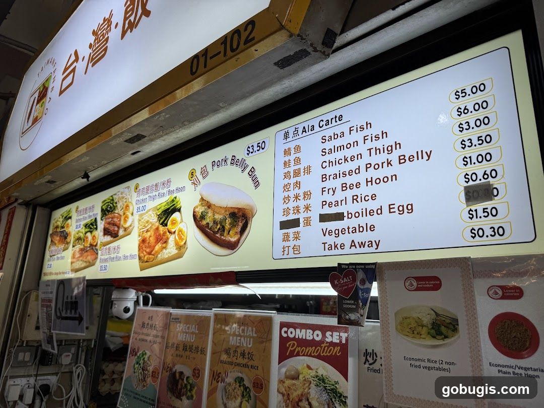Food Stall Menu