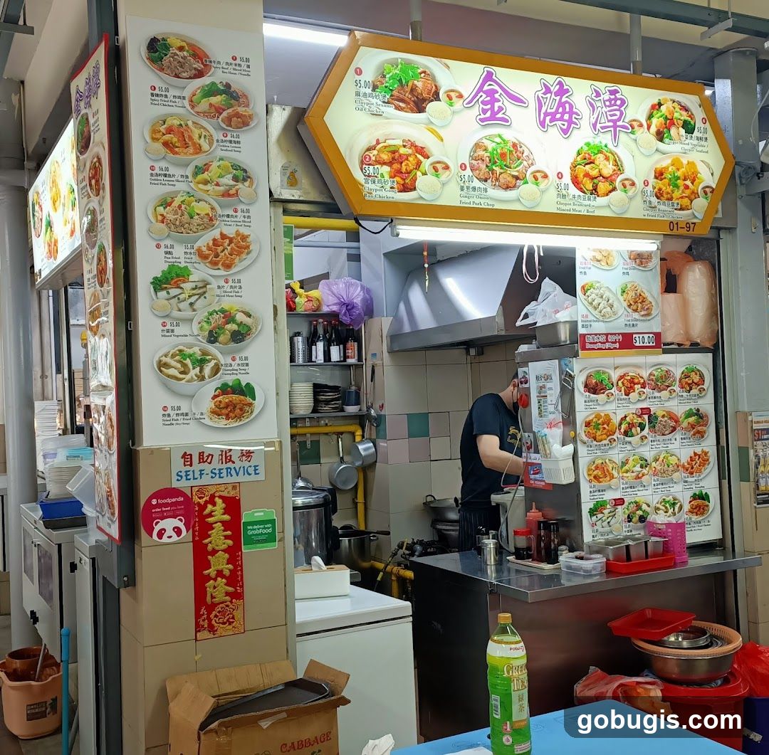 Food Stall with Menu Displays
