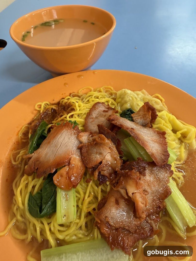 Noodles with Char Siu and Wontons