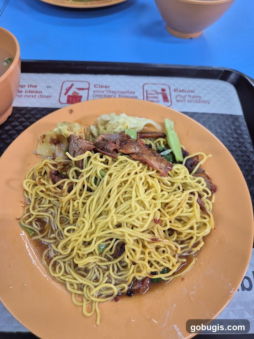 Noodles with Meat and Vegetables