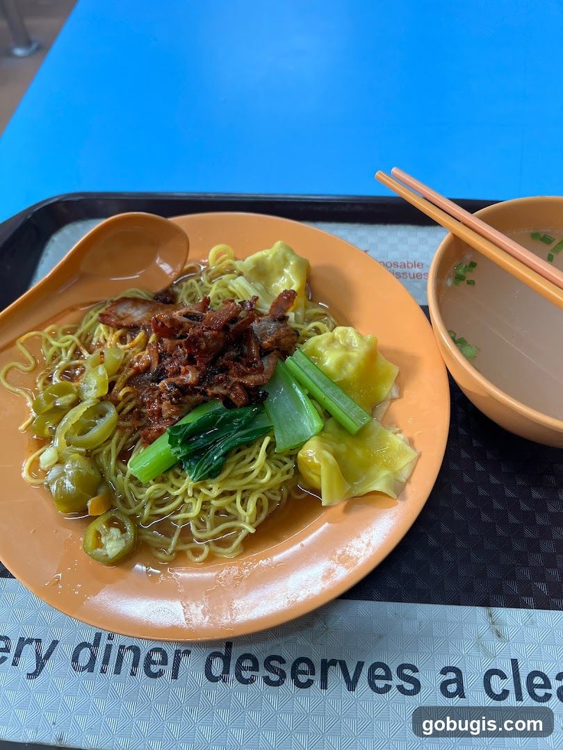 Noodles with Wontons