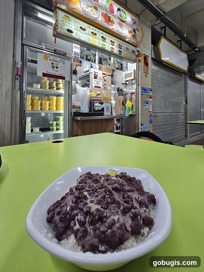 Dessert Stall with Red Bean Ice