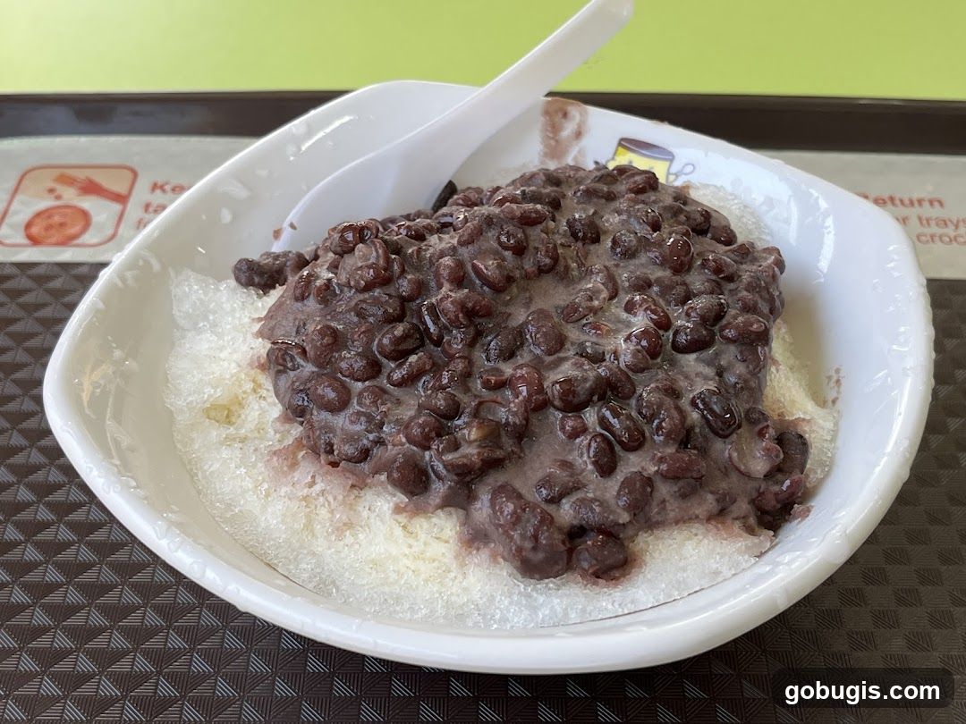 Red Bean Ice Dessert