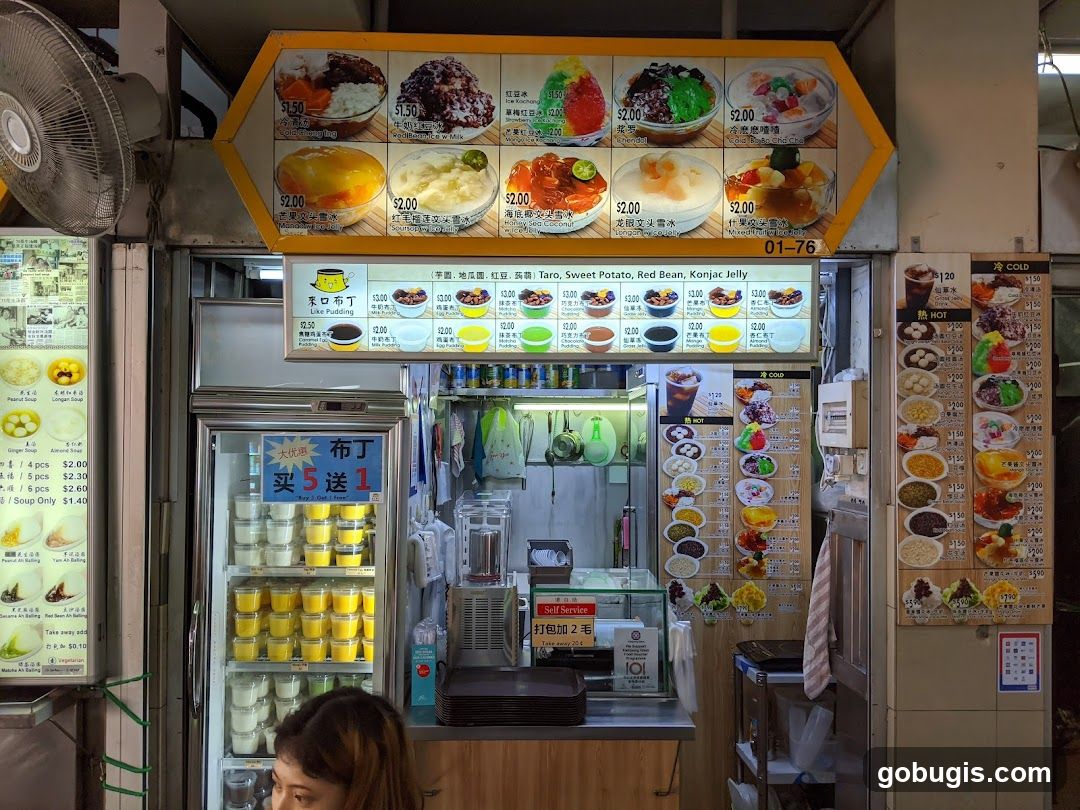 Dessert Stall Menu and Display