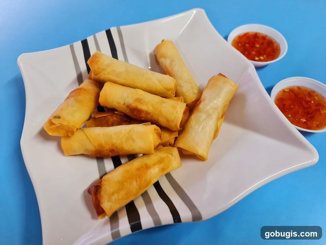 Spring Rolls with Dipping Sauce