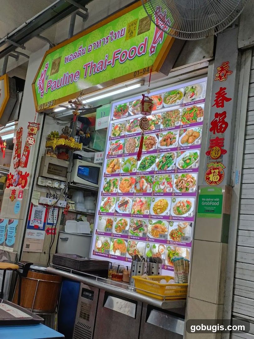 Pauline Thai-Food Menu