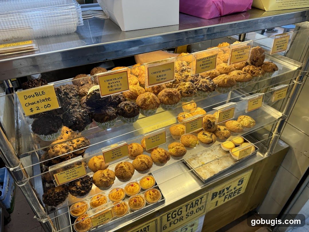 Muffins and Tarts Display