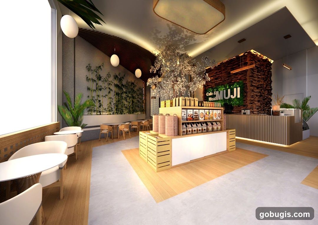 Cafe and Retail Interior