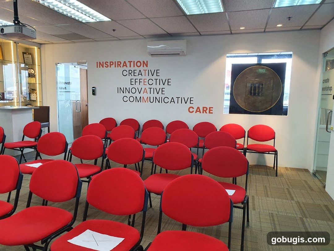 Conference Room with Motivational Wall Art