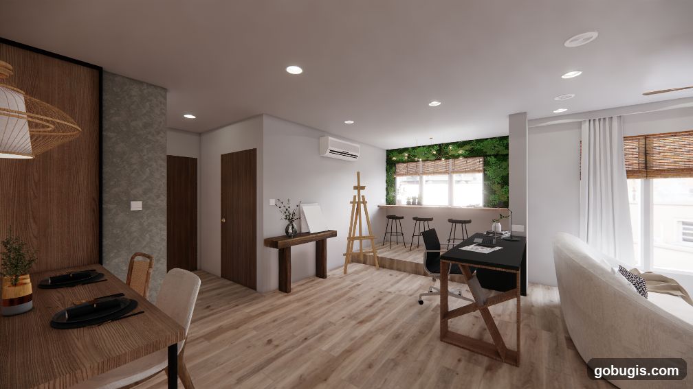 Modern Living and Workspace