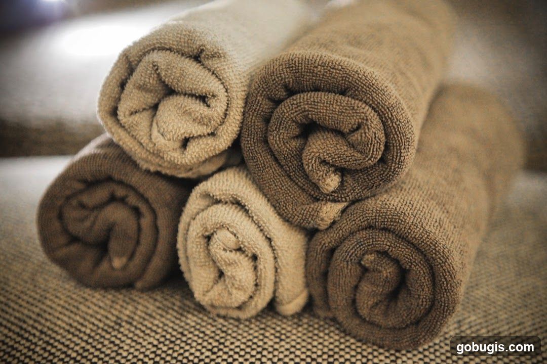 Rolled Towels