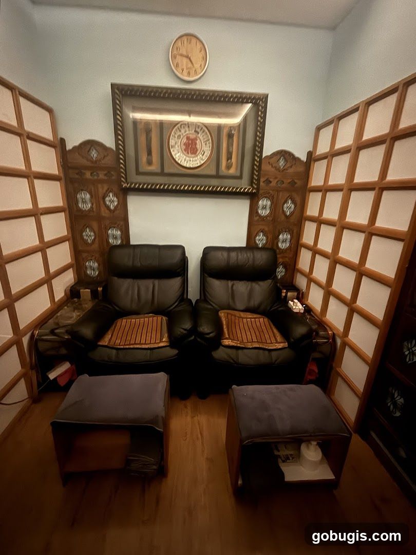 Massage Chairs and Footrests
