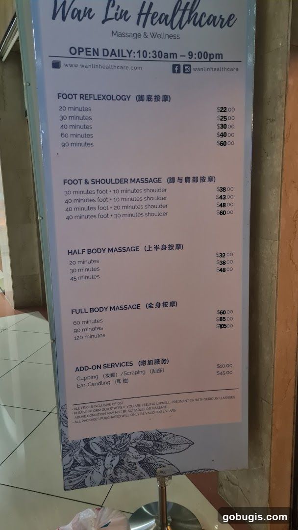 Wan Lin Healthcare Massage & Wellness