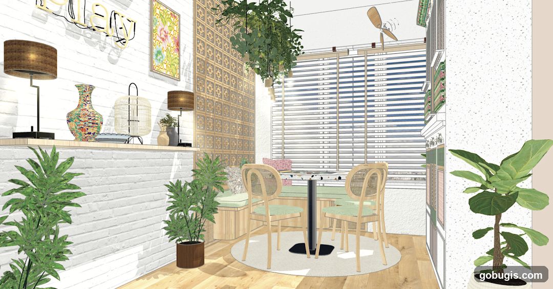 Cozy Cafe Interior
