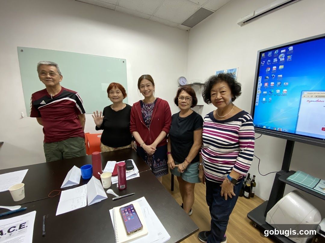 Group Posing in a Classroom