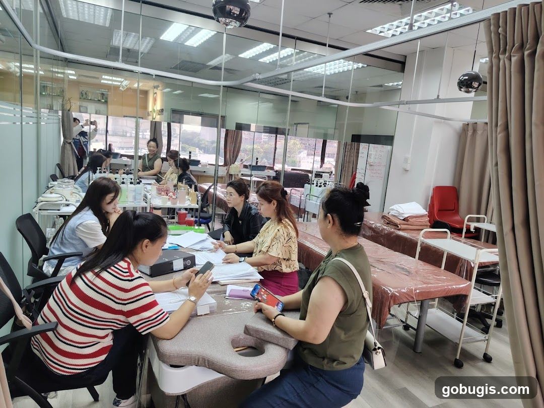 Nail Salon Training Session