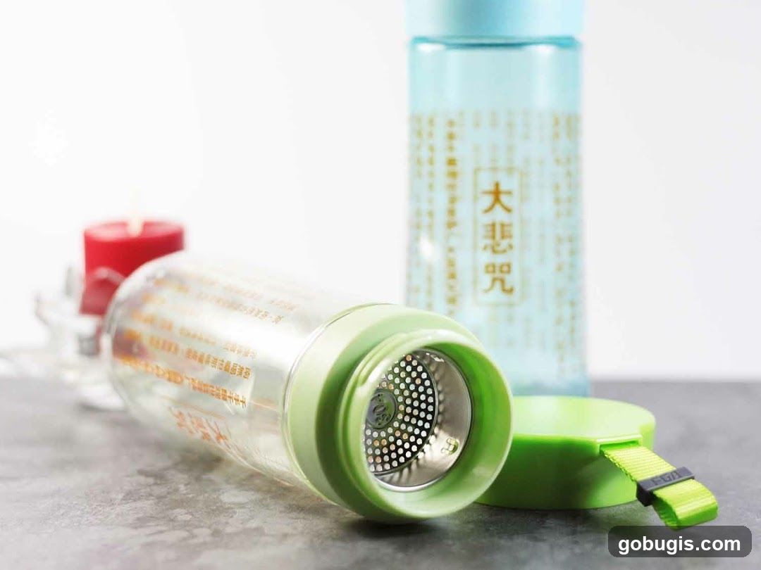 Water Bottles with Chinese Text
