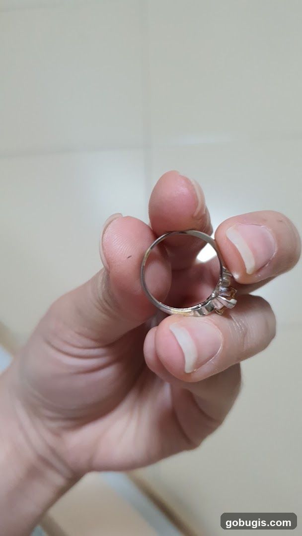 Ring being held